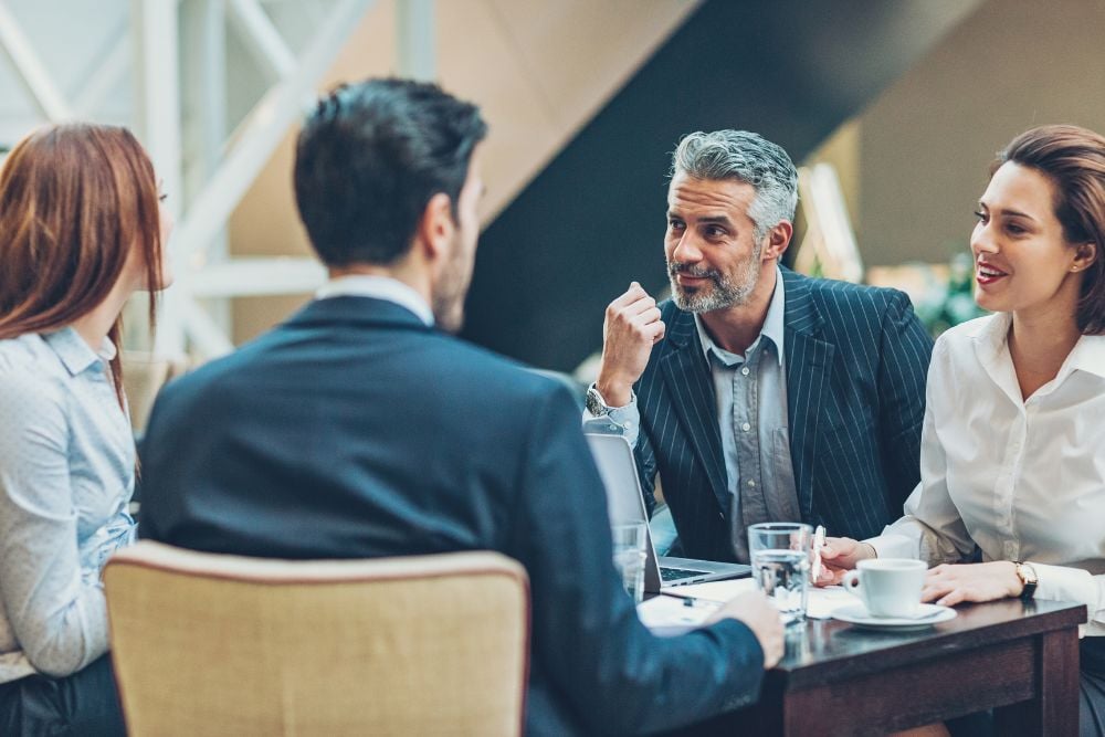 Corporate business people