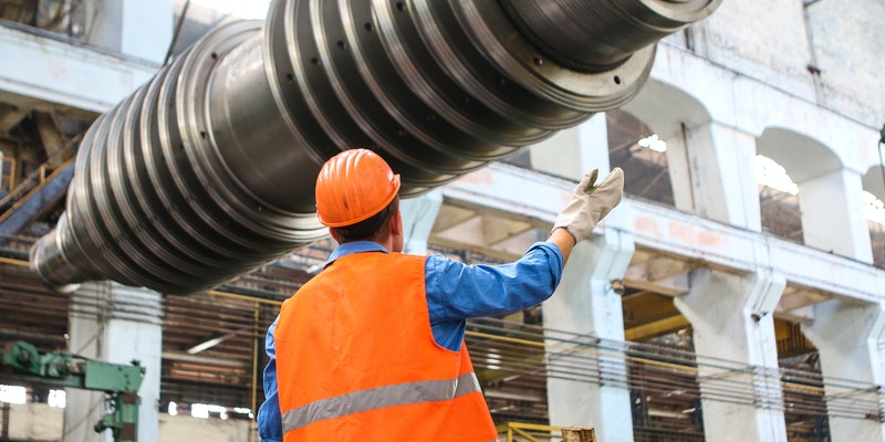 Energy worker at work