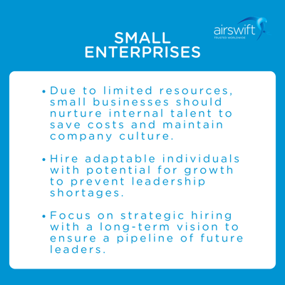 Unique considerations for small businesses