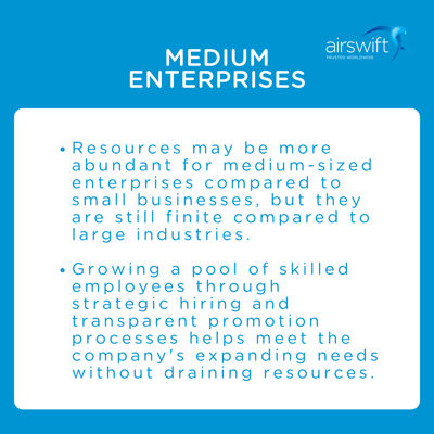 Unique considerations for medium businesses