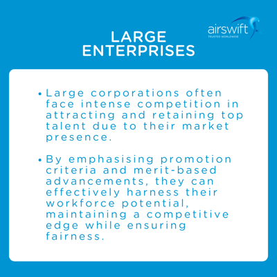 Unique considerations for large businesses