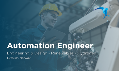 Automation Engineer - Engineering & Design - Renewables - Hydrogen - Lysaker, Norway