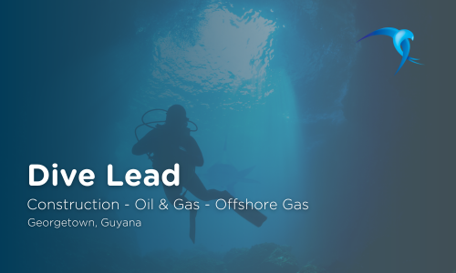 Dive Lead - Oil & Gas - Offshore Gas - Georgetown, Guyana 