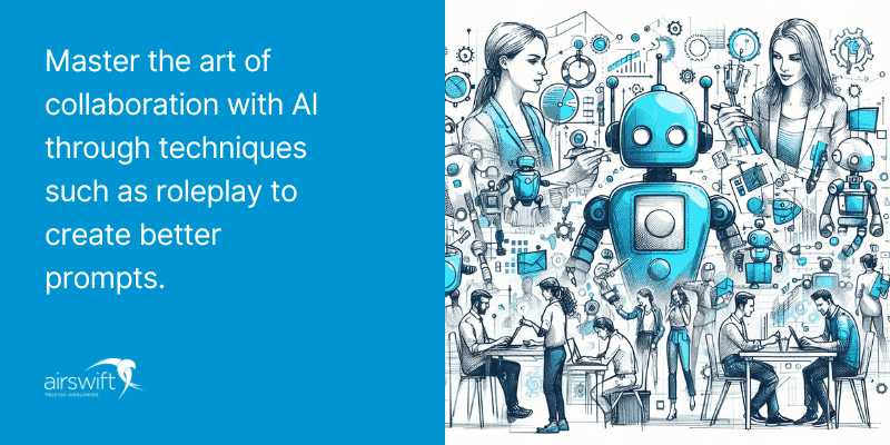 Group brainstorming with AI over creative project