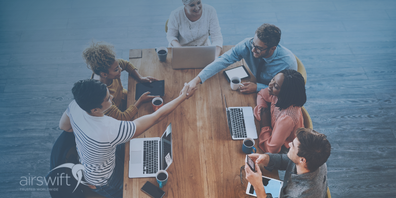 New member of the team getting onboarded