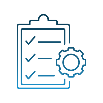 ICON-MISC-ClipboardChecklistCogwheel-GRADIENT