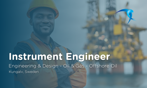 Instrument Engineer Engineering & Design - Oil & Gas - Offshore Oil Kungalv, Sweden