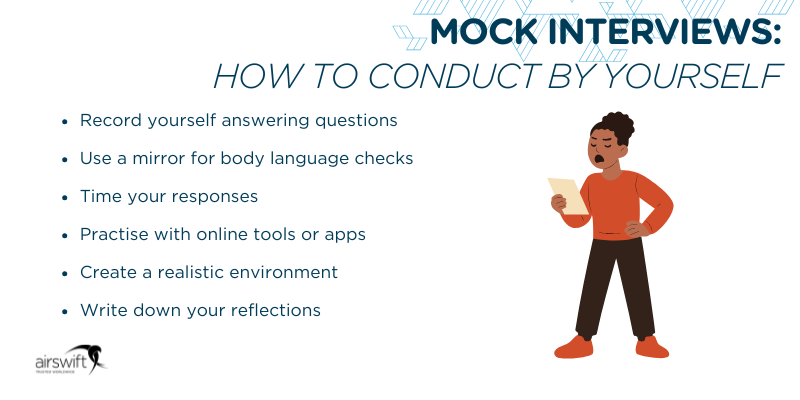 mock interviews how to conduct by yourself