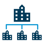 Diagram of a subsidiary office