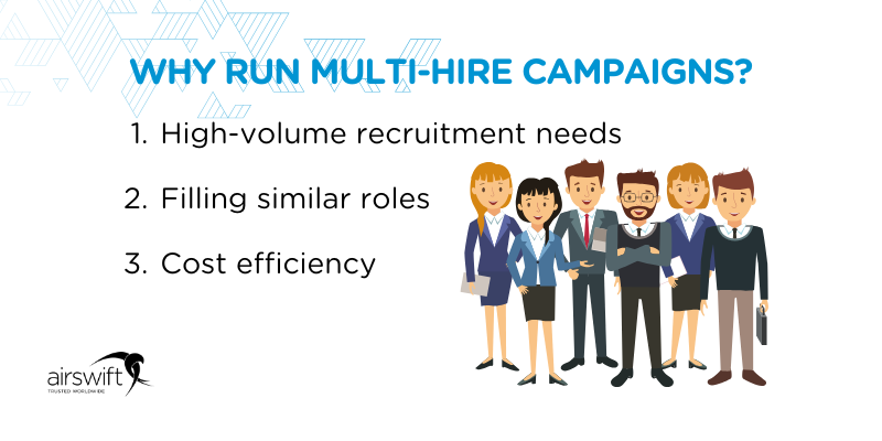 Why run multi-hire campaigns